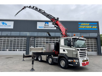 Scania G480 8x4 SZM/Pritsche Fassi 950 lízing Scania G480 8x4 SZM/Pritsche Fassi 950: 3 kép.