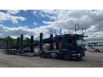 Autószállító teherautó SCANIA P 410