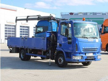 Platós teherautó, Darus autó Iveco EUROCARGO 100E17, EURO 3, HYDRAULIC ARM HIAB 035-2: 3 kép.