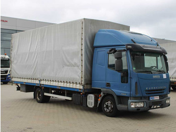 Ponyvás teherautó Iveco EUROCARGO 75E18, EURO 4, PNEU 80%: 3 kép.