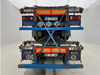 Félpótkocsi cserefelépítményes Fruehauf Stack 4 x Skelet 2 x 20-40 ft: 5 kép.