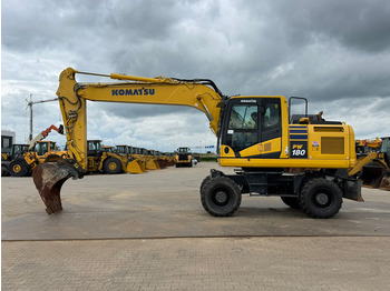 Gumikerekes kotró KOMATSU PW180