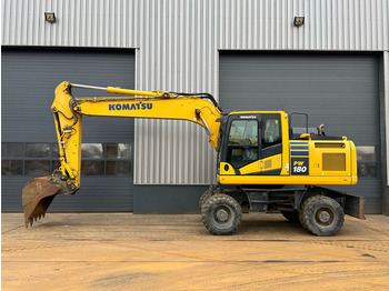 Gumikerekes kotró KOMATSU PW180