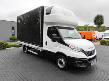 Ponyvás kisteherautó IVECO DAILY 35S18 TARPAULIN LIFT 8 PALLETS WEBASTO CRUISE CONTROL AIR CONDITIONING  180HP: 4 kép.