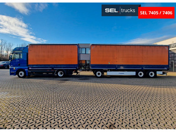 Ponyvás teherautó MAN TGX 18.580