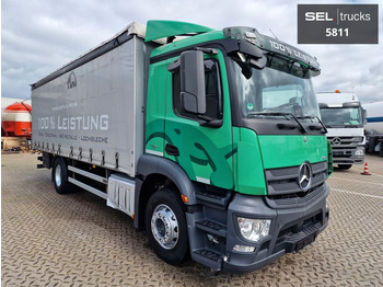Ponyvás teherautó Mercedes-Benz Antos 1830L 4X2: 4 kép.