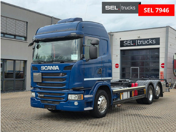 Cserefelépítményes teherautó SCANIA G 410