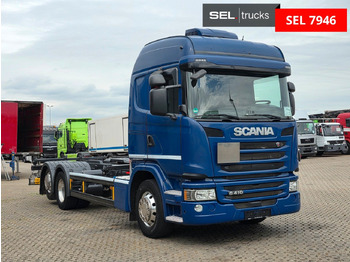 Cserefelépítményes teherautó Scania G 410 LB6X2*4MNB / Retarder/PTO/ADR/Lenkachse: 3 kép.