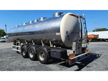 Tartályos félpótkocsi a következők szállításához tej Magyar INSULATED INOX TANK 29000 L - 6 COMPARTIMENTS (!): 5 kép. Tartályos félpótkocsi a következők szállításához tej Magyar INSULATED INOX TANK 29000 L - 6 COMPARTIMENTS (!): 5 kép.