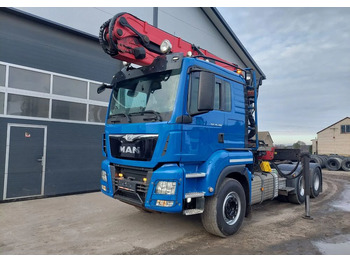 Darus autó MAN TGS 26-480 6x4 do drewna PALFINGER Epsilon S 270L83: 5 kép.
