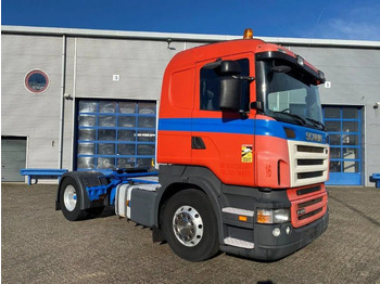 Nyergesvontató Scania R420 / HYDRAULICS / ALCOA / AIRCO / GOOD CONDITION / MANUAL / EURO-4 / 2007: 2 kép.