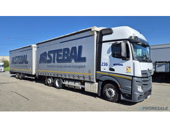 Ponyvás teherautó MERCEDES-BENZ Actros 2542