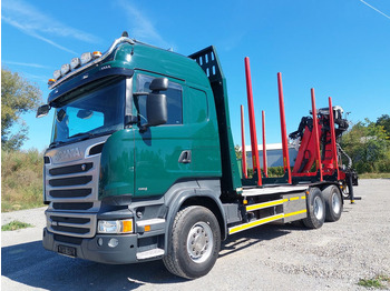 Rönkszállító teherautó SCANIA R 490