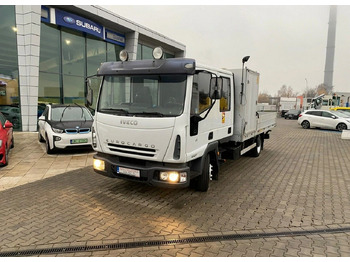 Platós teherautó, Darus autó Iveco Eurocargo ML80E17: 3 kép.