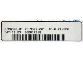 ECU - Anyagmozgató gép BT 7513527-001 | Controller Zapi AC evolution 0 FZ2050B-BT AC-0 24/220 sn. 11 23: 2 kép. ECU - Anyagmozgató gép BT 7513527-001 | Controller Zapi AC evolution 0 FZ2050B-BT AC-0 24/220 sn. 11 23: 2 kép.