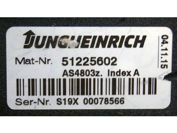 ECU - Anyagmozgató gép Jungheinrich 51225602 | Stuur regeling steering Controller AS4803 Z index A from: 3 kép.