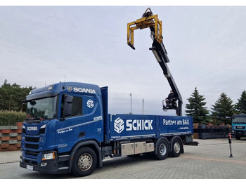 Platós teherautó SCANIA R 500