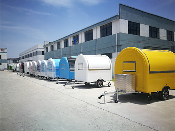 Új Büfékocsi a következők szállításához élelmiszer YOWON small fiberglass food vending trailer hot dog cart for Europe: 3 kép.