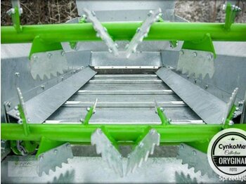 Új Szervestrágyaszóró CYNKOMET Miststreuer Anhänger Cynkomet N-200 DZIK 800kg Streuer Mis: 4 kép.