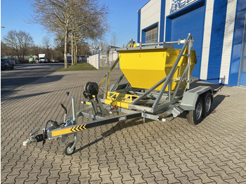 Kábeldob szállító utánfutó Lorries Kabelanhänger mit Baucontainer 3000KG *INKL.19% MWST*SOFORT VERFÜGBAR!*: 5 kép.