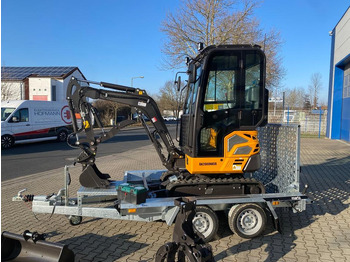 Minikotró, Pótkocsi Minibagger BK2000NKSR + Tieflader + Zubehör *INKL.19% MWST*BERGER KRAUS*KUBOTA* KLIMA*SCHWENKARM*VERSTELLFAHRWERK*: 4 kép.