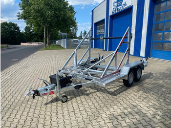 Kábeldob szállító utánfutó Vermietung / Kabelanhänger 3500KG E-Winde / Nutzlast 2749KG / Kabeltrommel-Anhänger / Glasfaser/ 3 Tage: 3 kép.