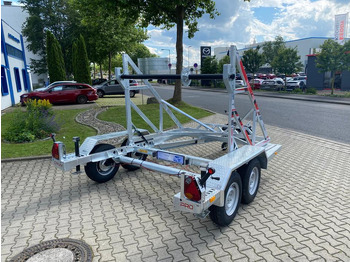 Kábeldob szállító utánfutó Vermietung / Kabelanhänger 3500KG E-Winde / Nutzlast 2749KG / Kabeltrommel-Anhänger / Glasfaser/ 3 Tage: 5 kép.