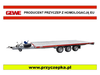 Pótkocsi autószállító GEWE