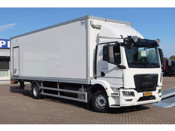 Dobozos felépítményű teherautó MAN TGM 15.290 Bak + klep Full air suspension Euro 6 Automaat: 2 kép.