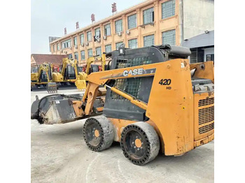 Mini homlokrakodó Construction Mini Equipment Case 420 Skid Steer Loader for Sale: 3 kép.