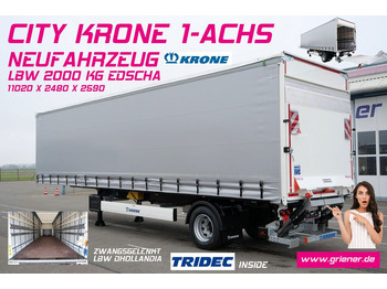 Ponyvás félpótkocsi KRONE