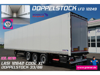 Félpótkocsi dobozos SCHMITZ SKO