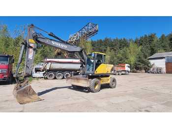Gumikerekes kotró VOLVO EW160