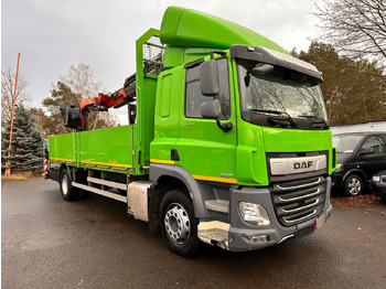 Platós teherautó, Darus autó DAF CF 370 mit Kran Klima Tempomat: 2 kép.