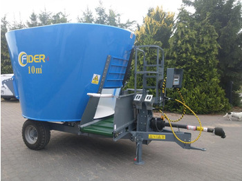 Új Etetőkocsi ZAMET Futtermischwagen / Feed mixer / Melangeuse / Carro miscelatore / Vagoneta de alimentación / Кормораздатчик / Wóz paszowy 7-12 m3: 4 kép.