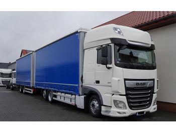 Ponyvás teherautó DAF XF 480