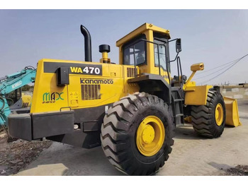 Gumikerekes homlokrakodó Komatsu WA470-3: 4 kép.
