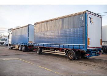 Ponyvás teherautó Mercedes ACTROS 2548-6x2+VOITH: 4 kép.