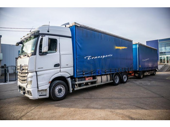 Ponyvás teherautó MERCEDES-BENZ Actros 2548