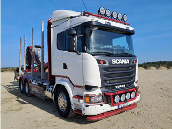 Rönkszállító teherautó SCANIA 1
