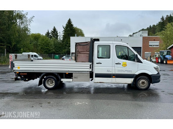 Platós teherautó 2014 Mercedes-Benz Sprinter 516 CDI planbil, 5-tonn, dobbelkabin, bakløft, lysbjelke: 4 kép.