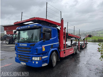 Autószállító teherautó SCANIA P 450