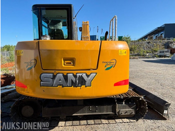 Kotrógép 2024 Sany SY75C. S50 Hurtigfeste. Sentralsmøring. Graveskuff ca 320L: 4 kép.