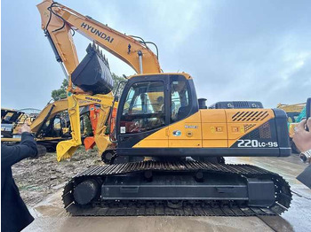 Lánctalpas kotró Korea Original Used Hyundai 220LC-9S used excavator machine for sale: 4 kép.