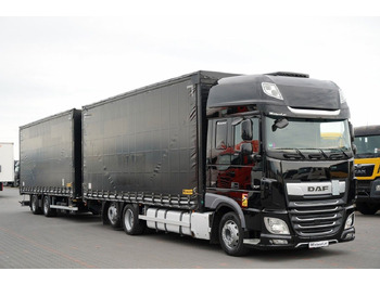 Ponyvás teherautó DAF XF 480
