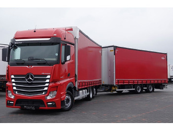 Ponyvás teherautó MERCEDES-BENZ Actros 2548