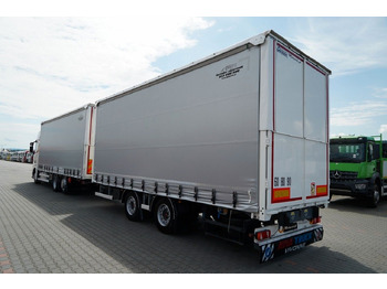 Ponyvás teherautó Scania R 450 / ZESTAW TANDEM 120 M3 / PRZEJAZDOWY / OŚ: 2 kép.