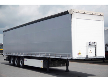 Ponyvás félpótkocsi Schmitz Cargobull FIRANKA / STANDARD /  OŚ PODNOSZONA / KOSZ NA PA: 4 kép.