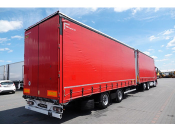 Ponyvás teherautó Volvo FH 460  / ZESTAW TANDEM 120 M3 / I-PARK COOL: 4 kép.