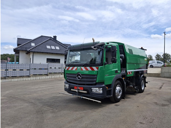 Utcaseprő gép MERCEDES-BENZ Atego 1523 Zamiatarka Kehrmaschine Schmidt SK600 Karcher 2 Motoren Euro 6 PM10 Rura Do Liści: 3 kép. Utcaseprő gép MERCEDES-BENZ Atego 1523 Zamiatarka Kehrmaschine Schmidt SK600 Karcher 2 Motoren Euro 6 PM10 Rura Do Liści: 3 kép.